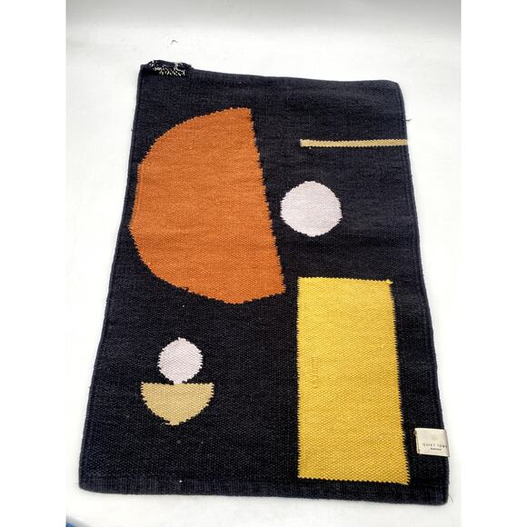 Quiet Town Black Bath Mat Rug - Picture 2 of 6